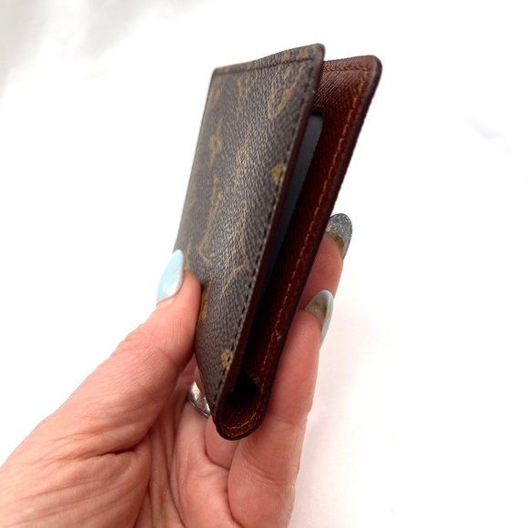 Auc Louis Vuitton Monogram ID /Pocket Organizer Business Card Credit Card wallet - Picture 9 of 13